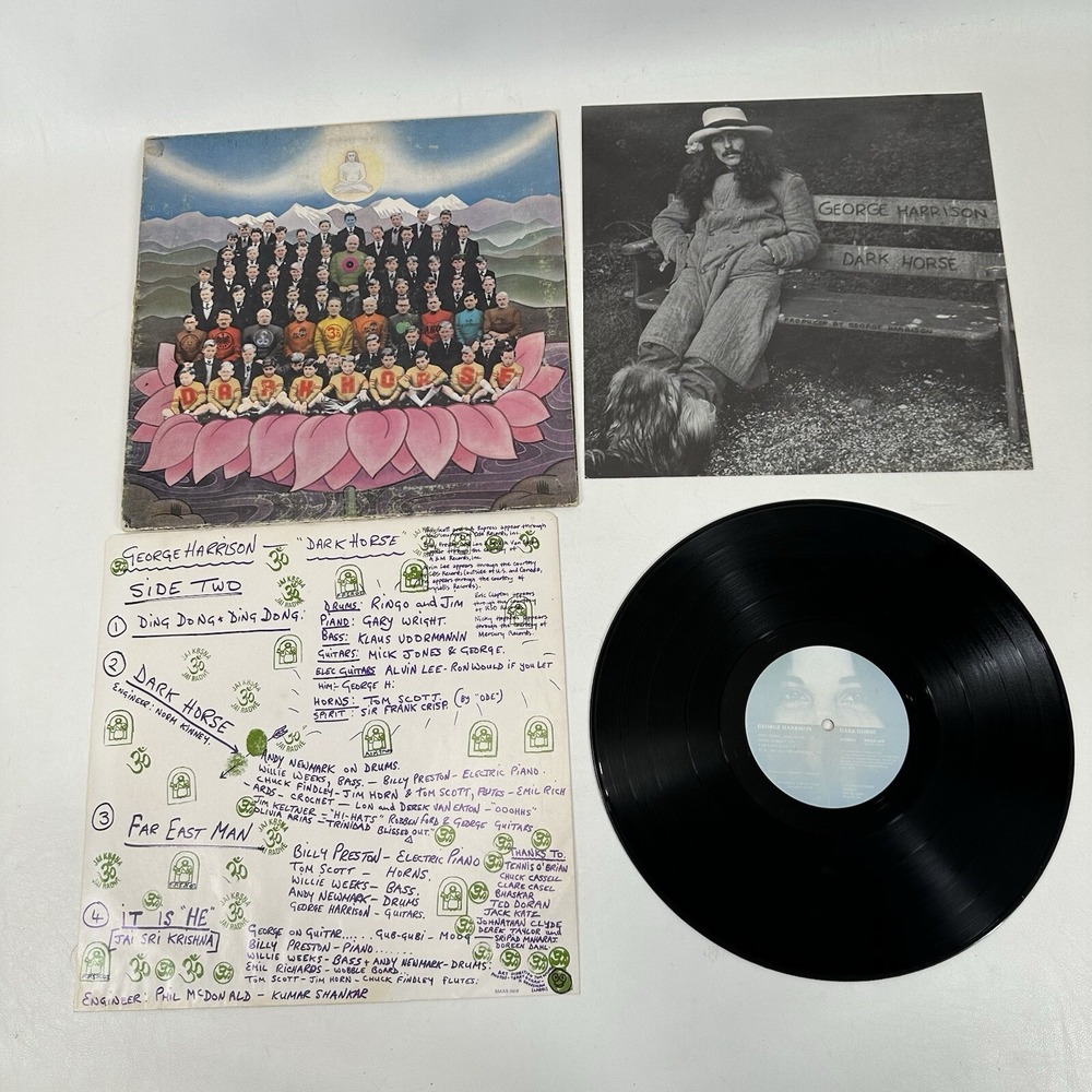 George Harrison Dark Horse Lp Vinyl Record 1974 SMAS-3418